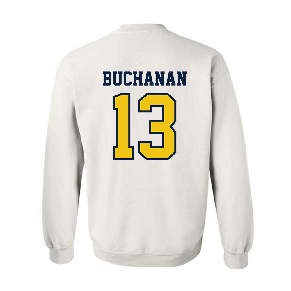 Michigan - NCAA Football : JJ Buchanan - Classic Shersey Crewneck Sweatshirt-1