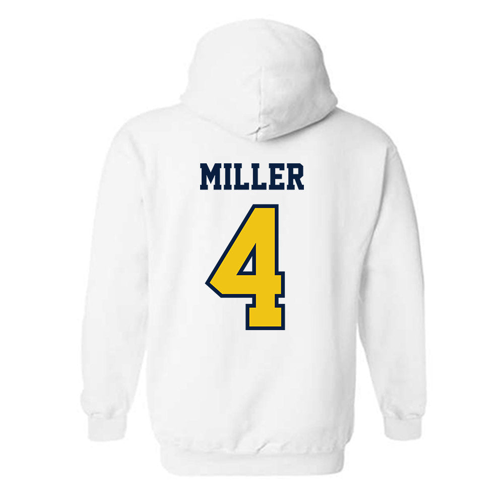 Michigan - NCAA Men's Soccer : Nolan Miller - Classic Shersey Hooded Sweatshirt-1