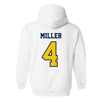 Michigan - NCAA Men's Soccer : Nolan Miller - Classic Shersey Hooded Sweatshirt-1