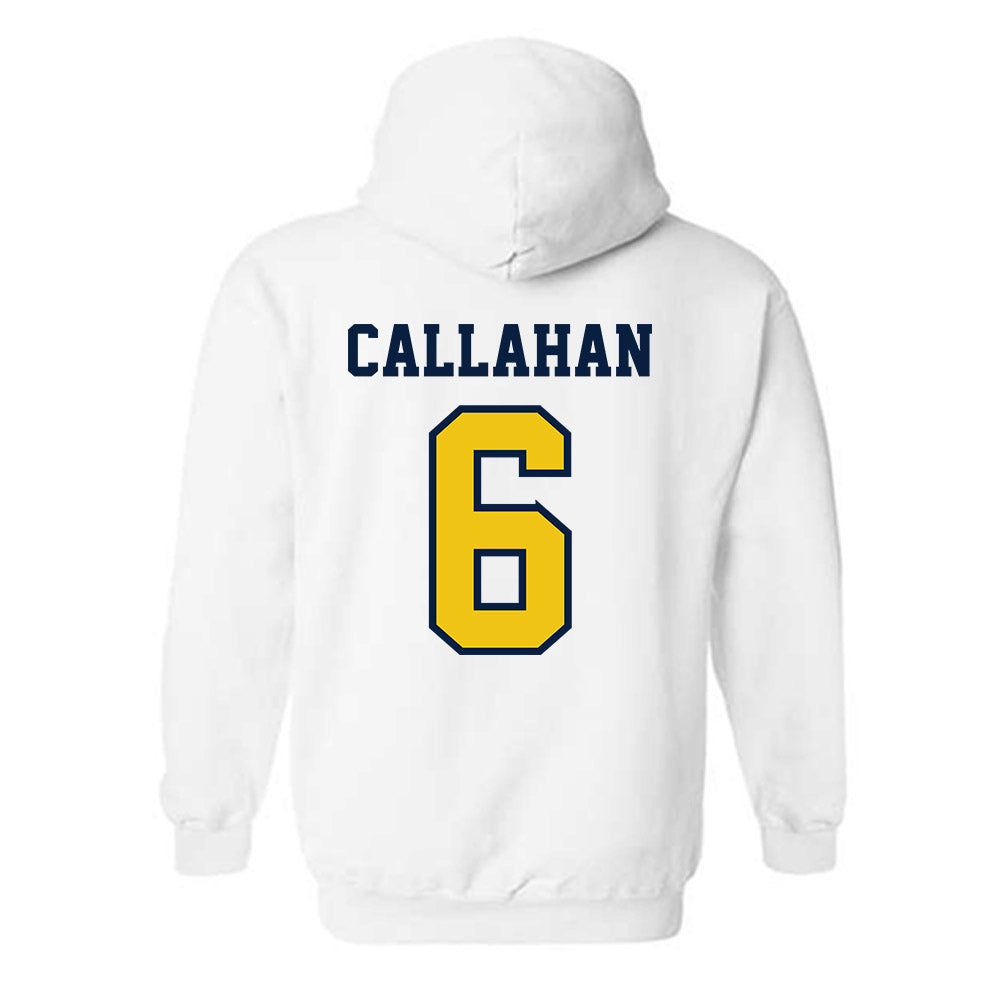 Michigan - NCAA Women's Lacrosse : Grace Callahan - Classic Shersey Hooded Sweatshirt-1