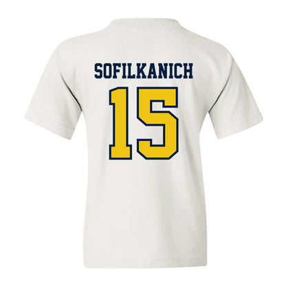 Michigan - NCAA Women's Basketball : Ashley Sofilkanich - Classic Shersey Youth T-Shirt-1
