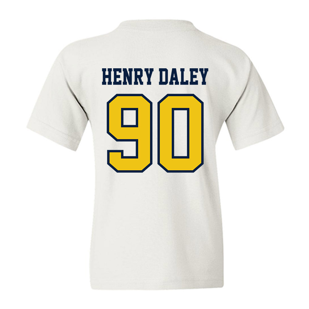 Michigan - NCAA Football : John Henry Daley - Classic Shersey Youth T-Shirt-1