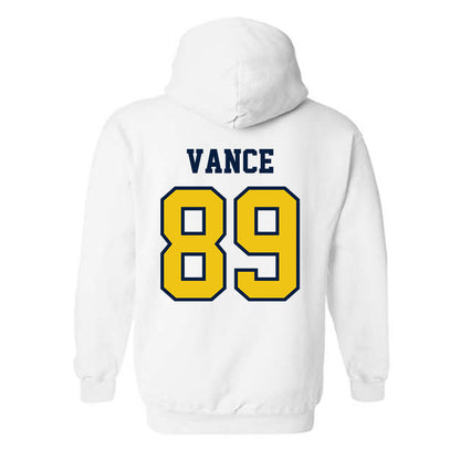 Michigan - NCAA Men's Lacrosse : Mason Vance - Classic Shersey Hooded Sweatshirt-1