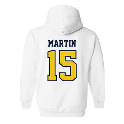 Michigan - NCAA Men's Soccer : Oliver Martin - Classic Shersey Hooded Sweatshirt-1