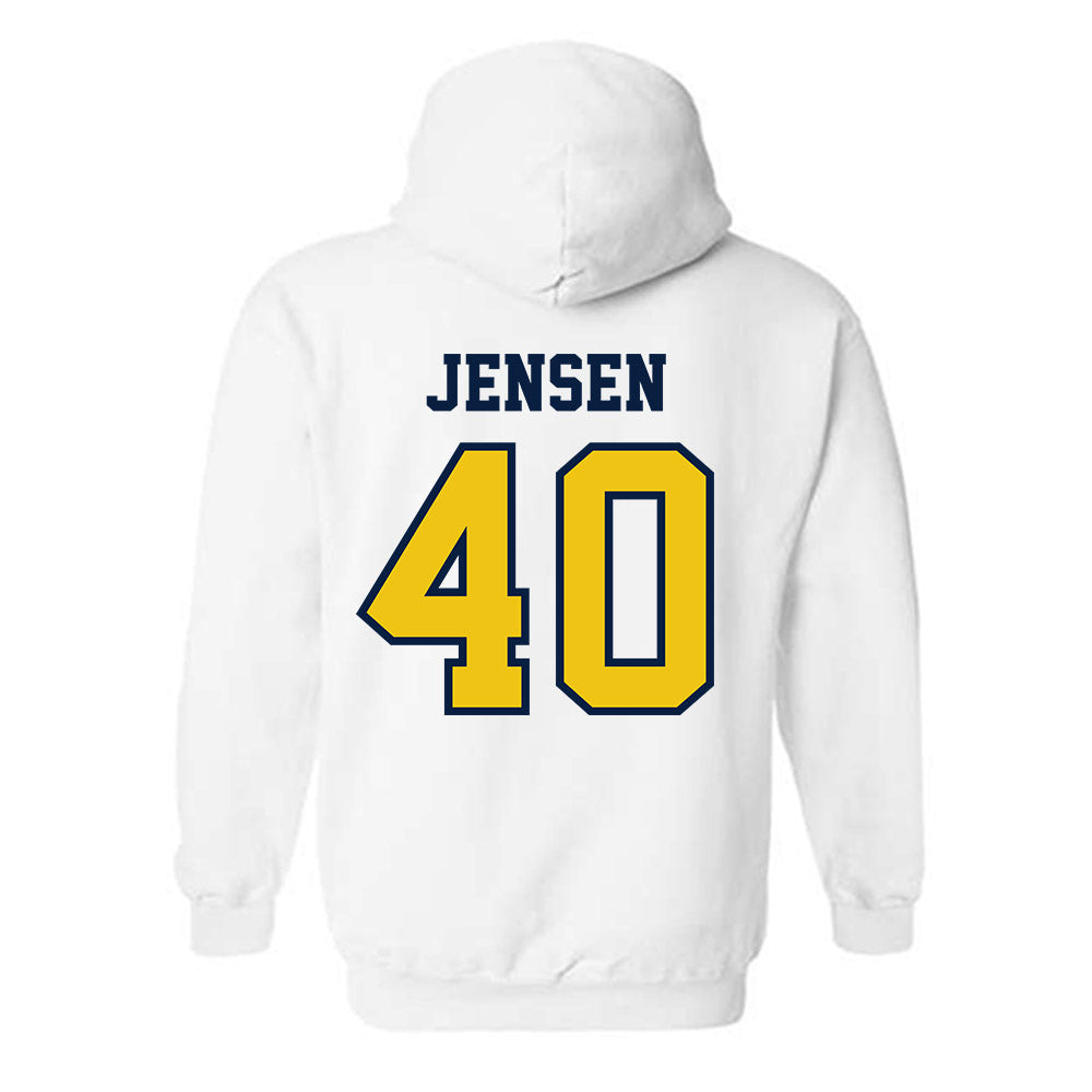 Michigan - NCAA Women's Lacrosse : Madeline Jensen - Classic Shersey Hooded Sweatshirt-1