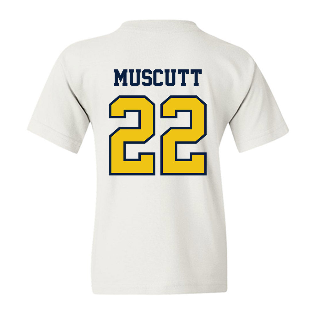 Michigan - NCAA Men's Ice Hockey : Kason Muscutt - Classic Shersey Youth T-Shirt-1