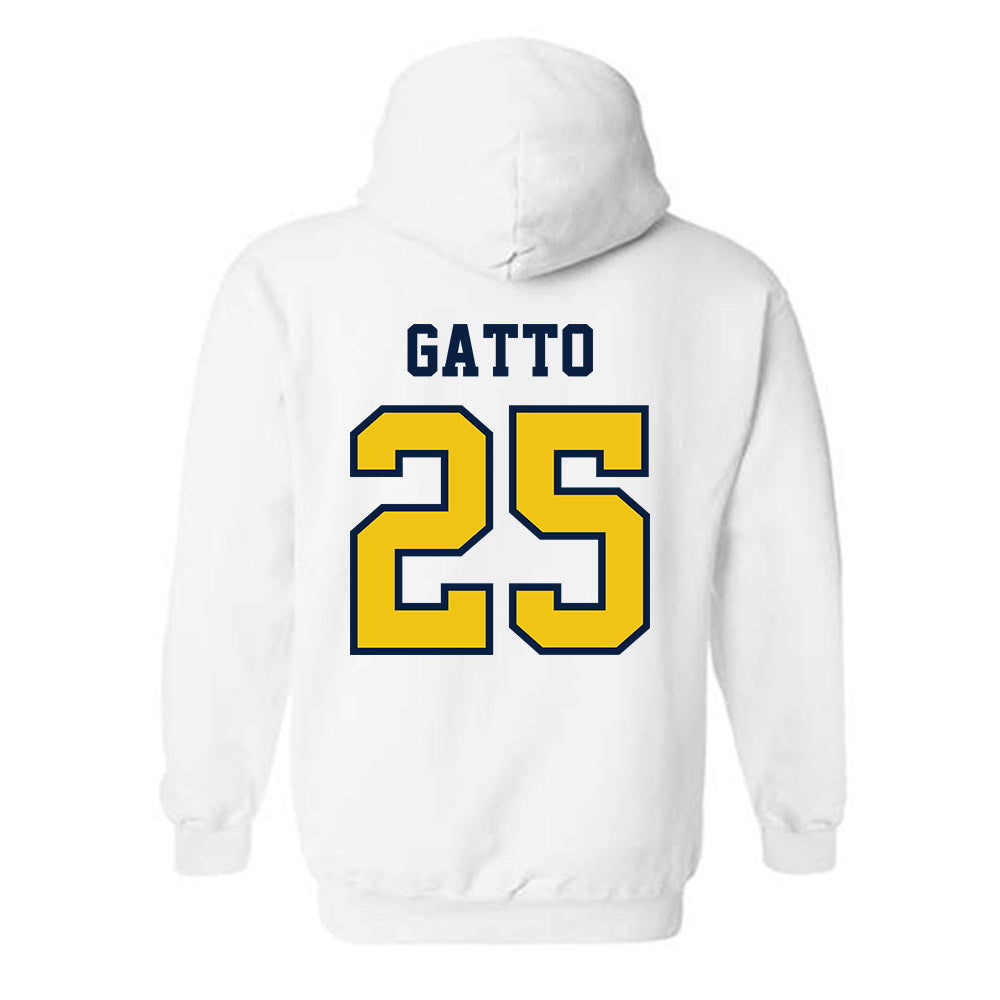 Michigan - NCAA Men's Lacrosse : Alex Gatto - Classic Shersey Hooded Sweatshirt-1