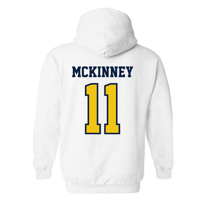 Michigan - NCAA Men's Ice Hockey : Cole McKinney - Classic Shersey Hooded Sweatshirt-1