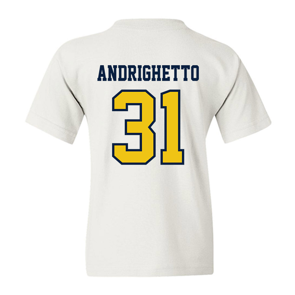 Michigan - NCAA Football : Nico Andrighetto - Classic Shersey Youth T-Shirt-1