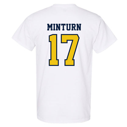 Michigan - NCAA Women's Lacrosse : Megan Minturn - Classic Shersey T-Shirt-1