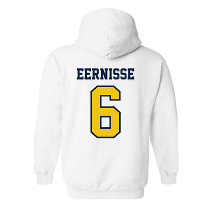 Michigan - NCAA Men's Ice Hockey : Josh Eernisse - Classic Shersey Hooded Sweatshirt-1