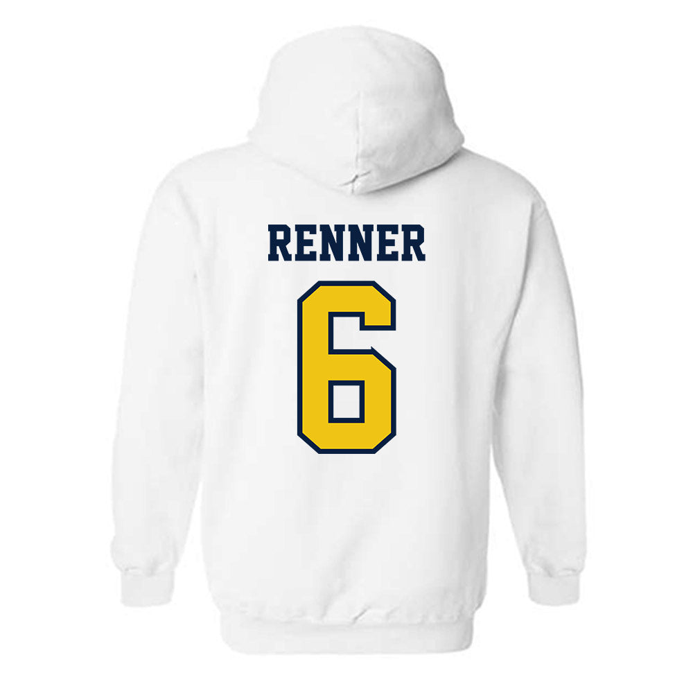 Michigan - NCAA Men's Lacrosse : Tommy Renner - Classic Shersey Hooded Sweatshirt-1