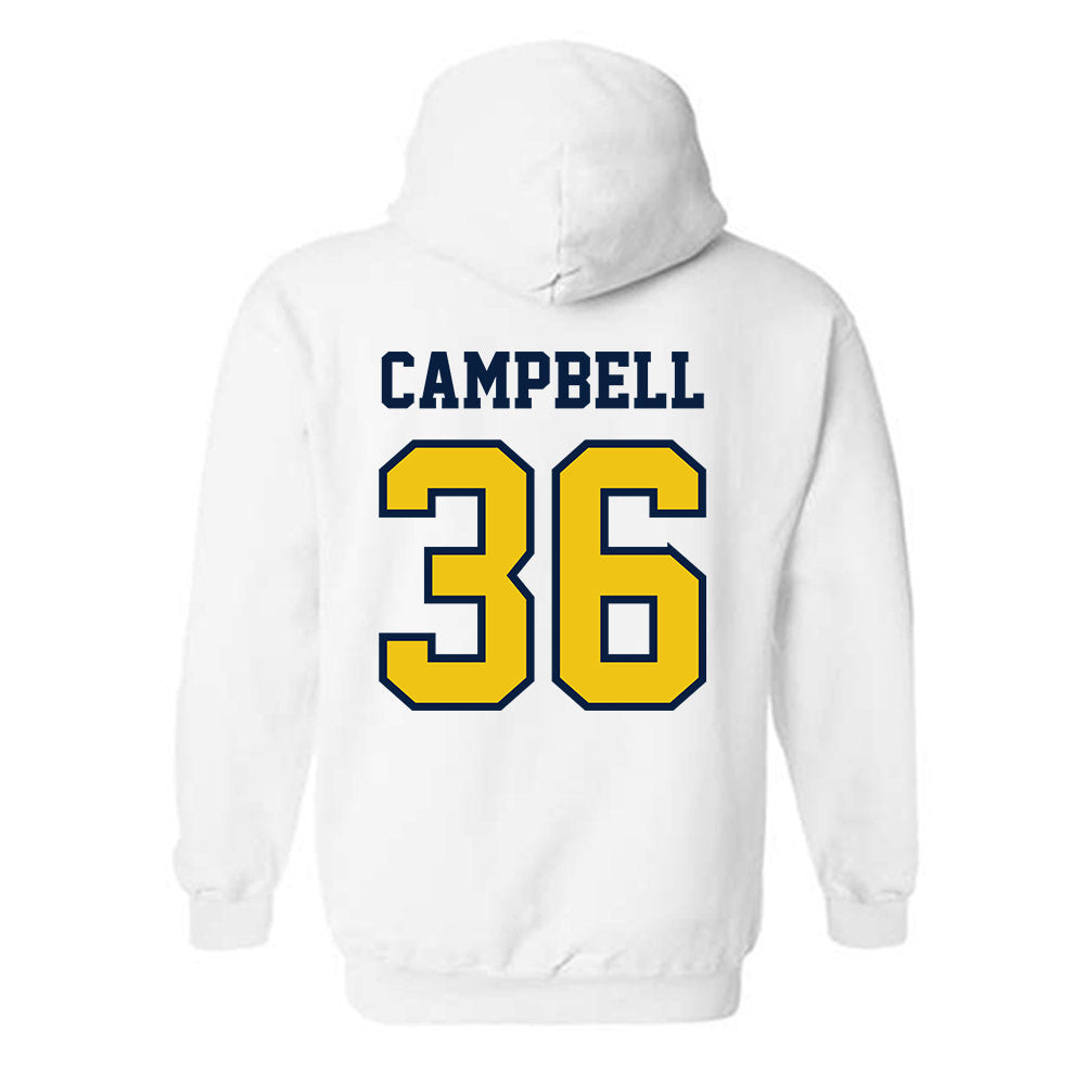Michigan - NCAA Baseball : Josh Campbell - Classic Shersey Hooded Sweatshirt-1