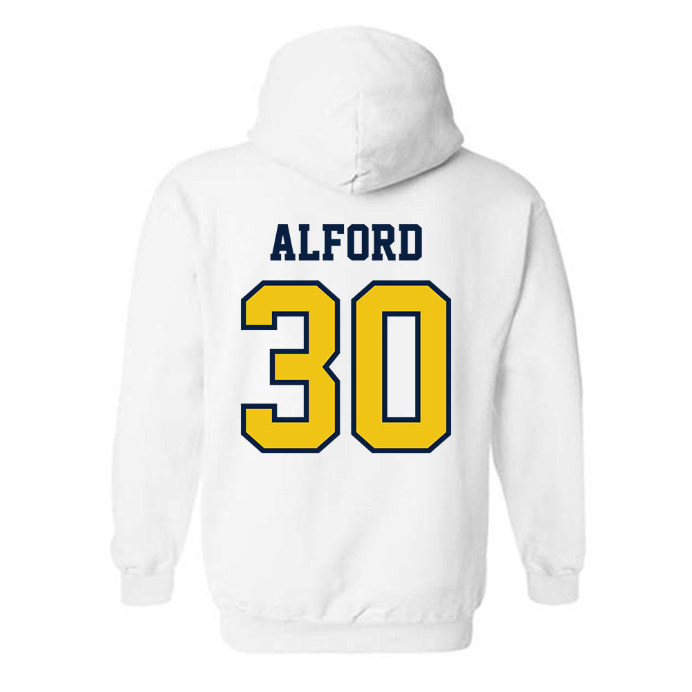 Michigan - NCAA Football : Max Alford - Classic Shersey Hooded Sweatshirt-1