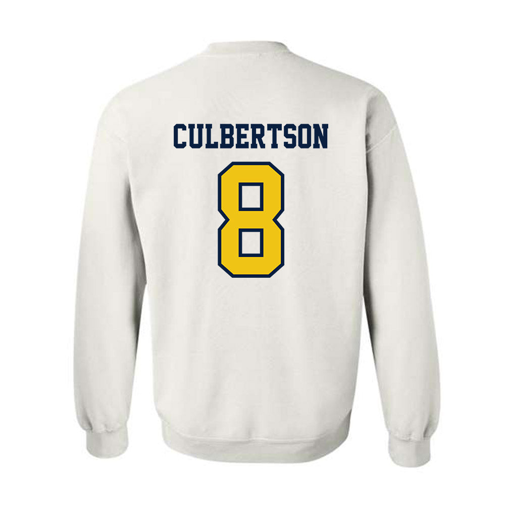 Michigan - NCAA Baseball : Drew Culbertson - Classic Shersey Crewneck Sweatshirt-1