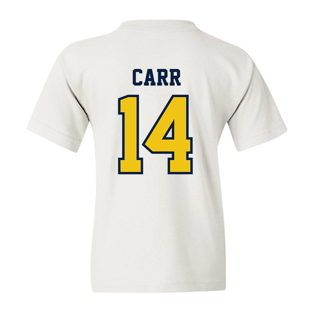 Michigan - NCAA Football : Tommy Carr - Classic Shersey Youth T-Shirt-1