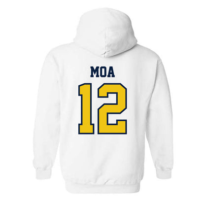 Michigan - NCAA Football : Salesi Moa - Classic Shersey Hooded Sweatshirt-1