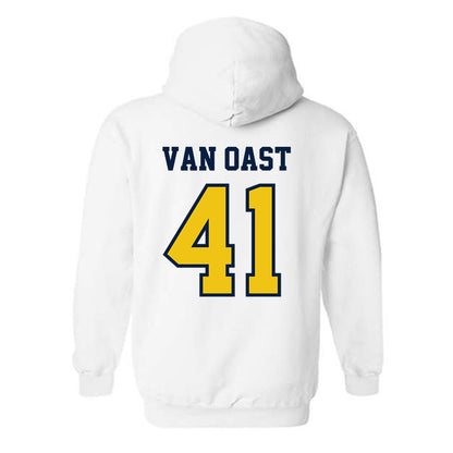 Michigan - NCAA Women's Lacrosse : Kate Van Oast - Classic Shersey Hooded Sweatshirt-1