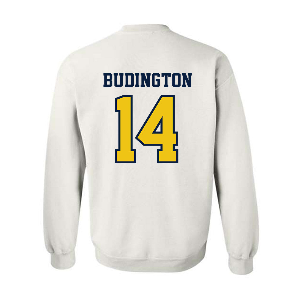 Michigan - NCAA Men's Lacrosse : Joseph Budington - Classic Shersey Crewneck Sweatshirt-1