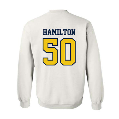 Michigan - NCAA Football : Luke Hamilton - Classic Shersey Crewneck Sweatshirt-1
