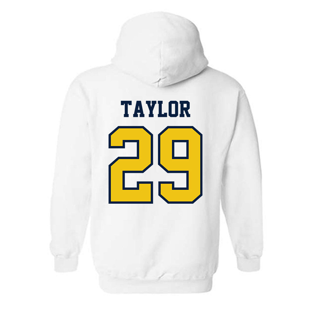 Michigan - NCAA Football : Chase Taylor - Classic Shersey Hooded Sweatshirt-1