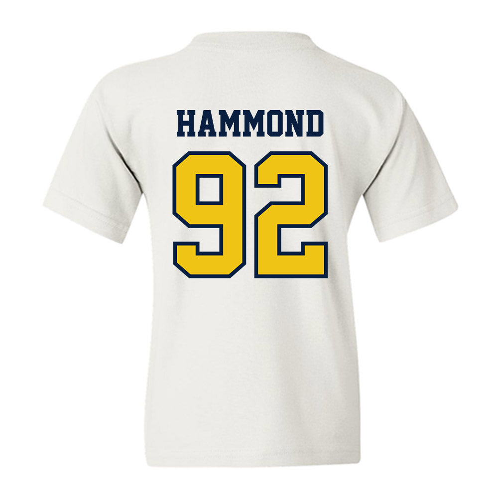 Michigan - NCAA Football : Ted Hammond - Classic Shersey Youth T-Shirt-1