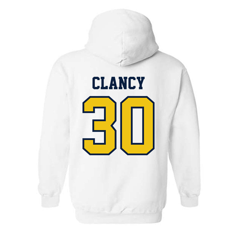 Michigan - NCAA Women's Lacrosse : Rowan Clancy - Classic Shersey Hooded Sweatshirt-1