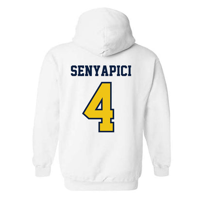 Michigan - NCAA Women's Volleyball : Ece Senyapici - Classic Shersey Hooded Sweatshirt-1