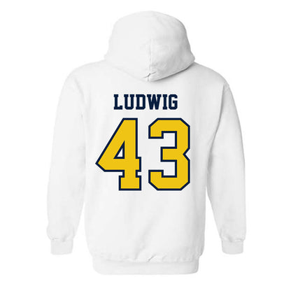 Michigan - NCAA Football : Zach Ludwig - Classic Shersey Hooded Sweatshirt-1