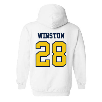 Michigan - NCAA Football : Kainoa Winston - Classic Shersey Hooded Sweatshirt-1