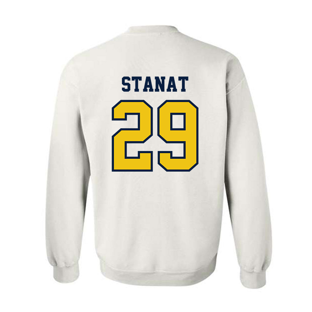 Michigan - NCAA Men's Lacrosse : Lukas Stanat - Classic Shersey Crewneck Sweatshirt-1