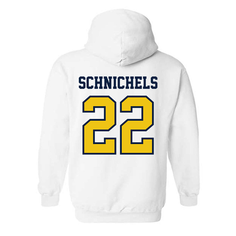 Michigan - NCAA Women's Volleyball : Sydney Schnichels - Classic Shersey Hooded Sweatshirt-1