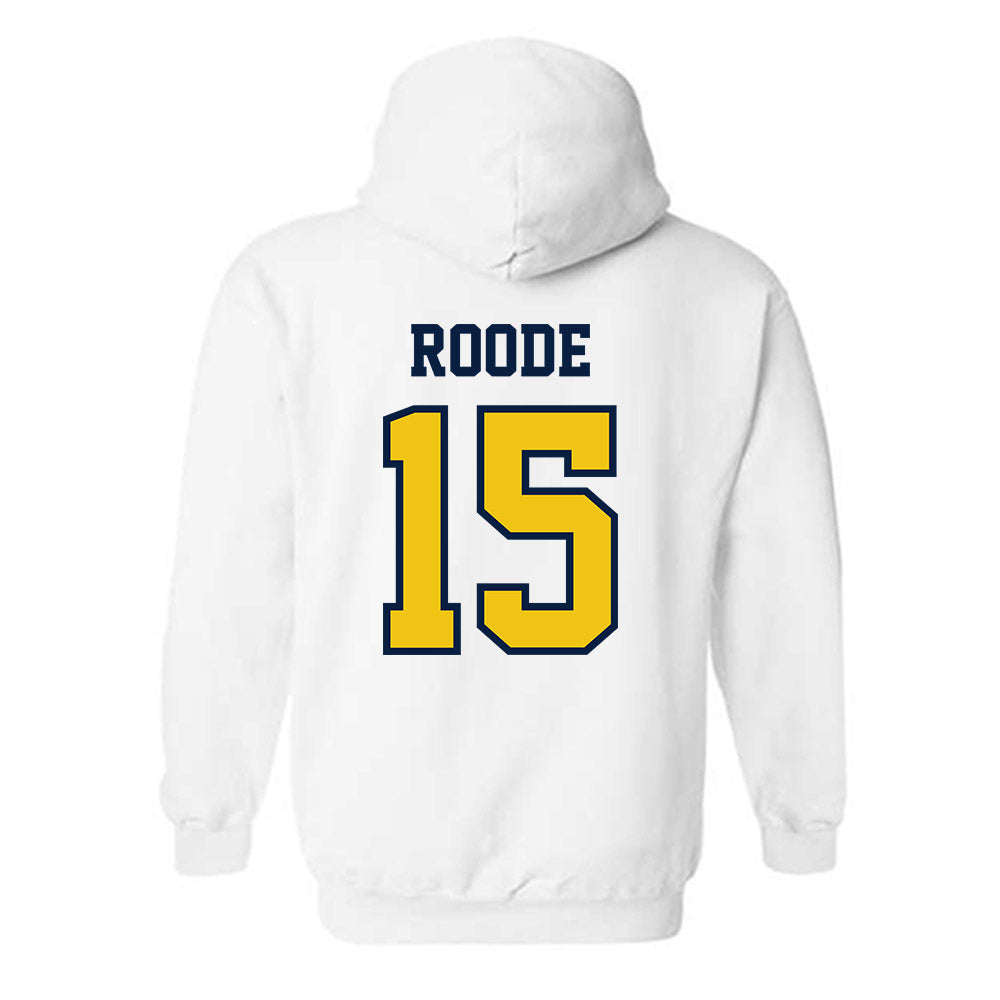 Michigan - NCAA Men's Lacrosse : Nick Roode - Classic Shersey Hooded Sweatshirt-1