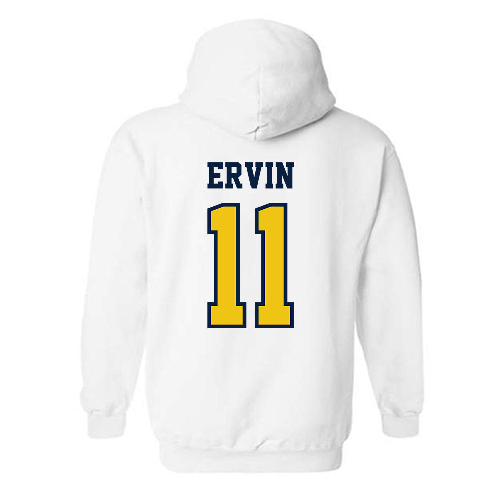 Michigan - NCAA Women's Soccer : Elle Ervin - Classic Shersey Hooded Sweatshirt-1