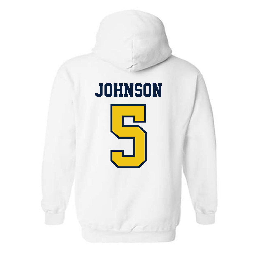 Michigan - NCAA Women's Volleyball : Lydia Johnson - Classic Shersey Hooded Sweatshirt-1