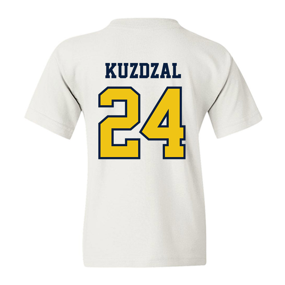 Michigan - NCAA Football : Bryson Kuzdzal - Classic Shersey Youth T-Shirt-1