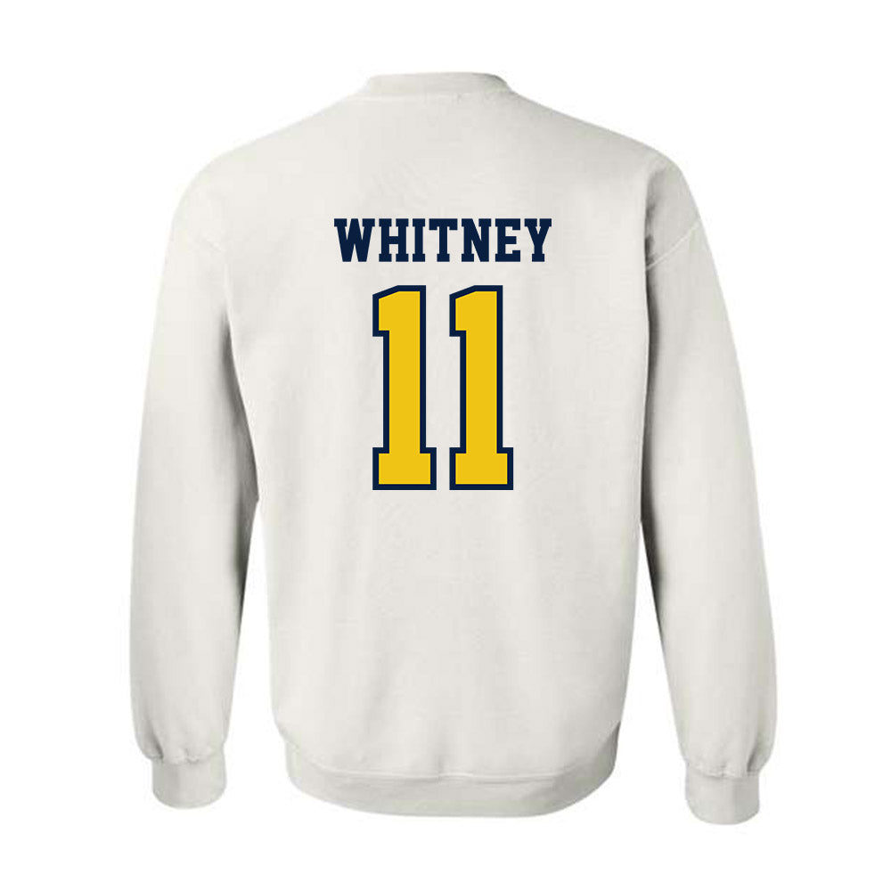 Michigan - NCAA Men's Lacrosse : Mason Whitney - Classic Shersey Crewneck Sweatshirt-1