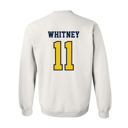 Michigan - NCAA Men's Lacrosse : Mason Whitney - Classic Shersey Crewneck Sweatshirt-1