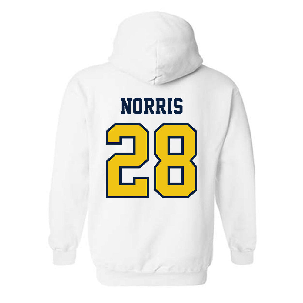Michigan - NCAA Women's Lacrosse : Calli Norris - Classic Shersey Hooded Sweatshirt-1