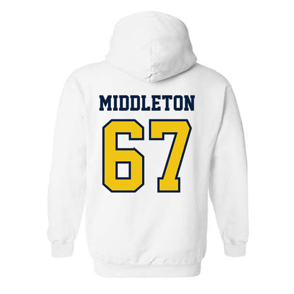 Michigan - NCAA Football : Trent Middleton - Classic Shersey Hooded Sweatshirt-1