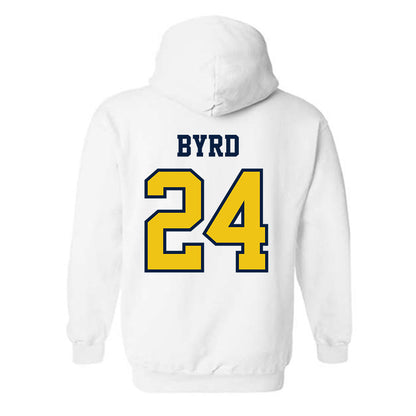 Michigan - NCAA Women's Lacrosse : Caroline Byrd - Classic Shersey Hooded Sweatshirt-1