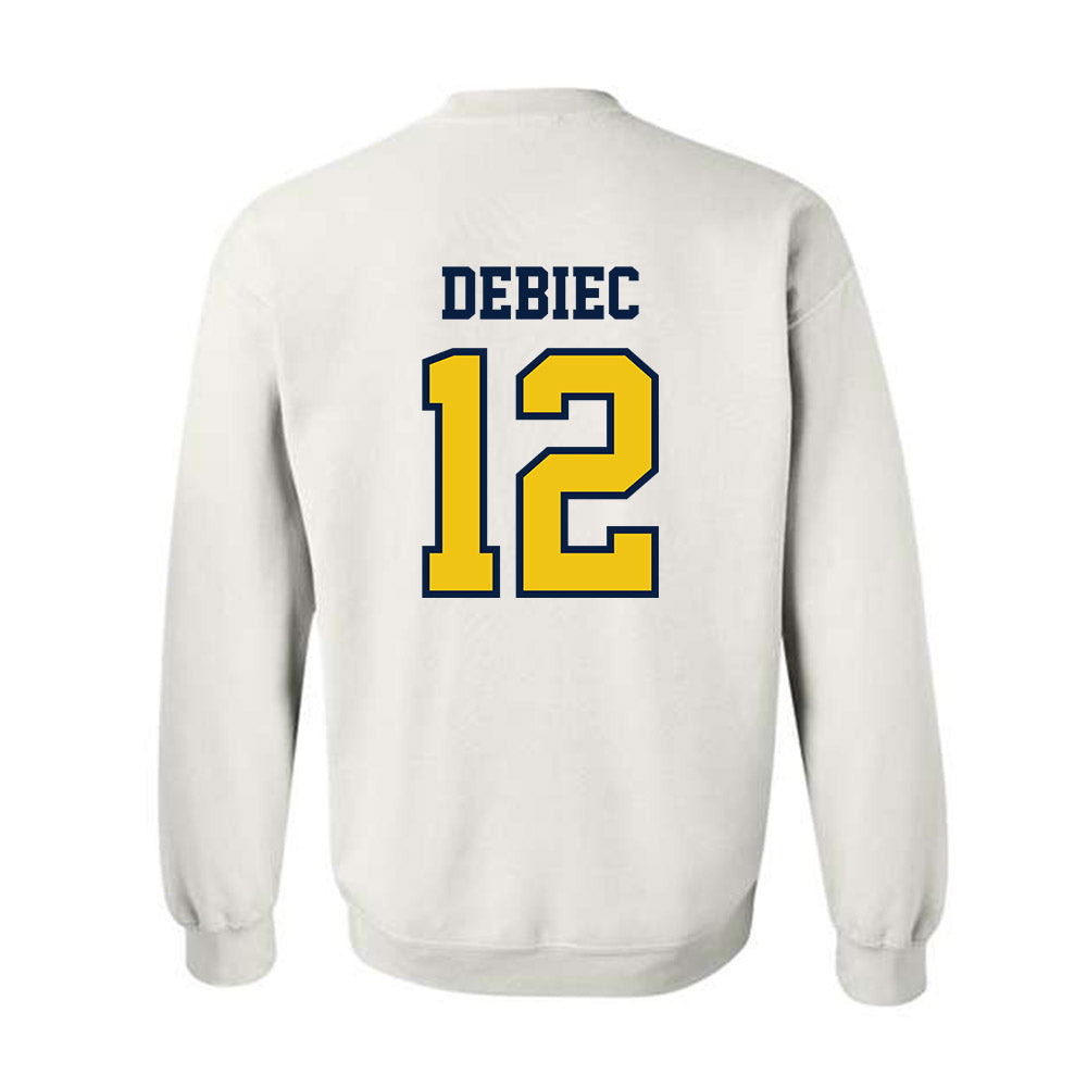 Michigan - NCAA Baseball : Max Debiec - Classic Shersey Crewneck Sweatshirt-1