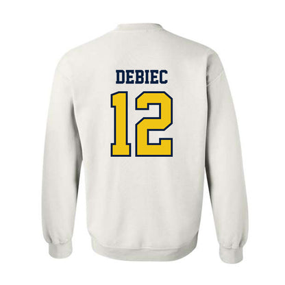 Michigan - NCAA Baseball : Max Debiec - Classic Shersey Crewneck Sweatshirt-1