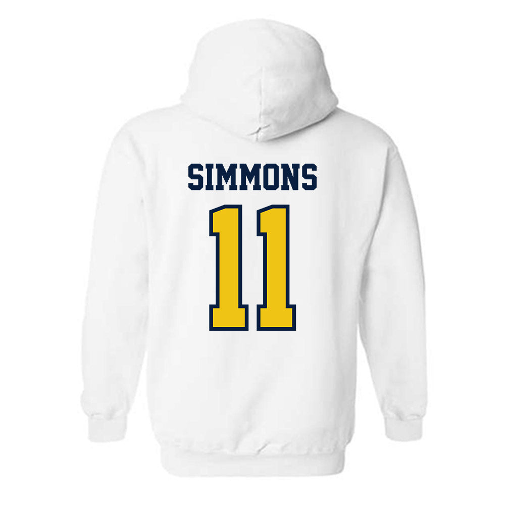 Michigan - NCAA Women's Volleyball : Amalia Simmons - Classic Shersey Hooded Sweatshirt-1
