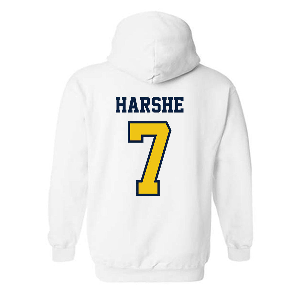 Michigan - NCAA Women's Soccer : Beanie Harshe - Classic Shersey Hooded Sweatshirt-1