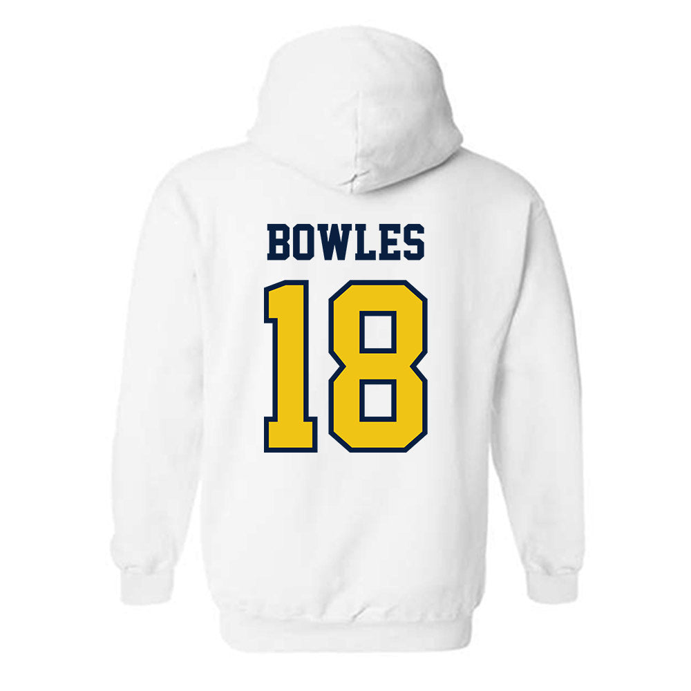 Michigan - NCAA Football : Troy Bowles - Classic Shersey Hooded Sweatshirt-1