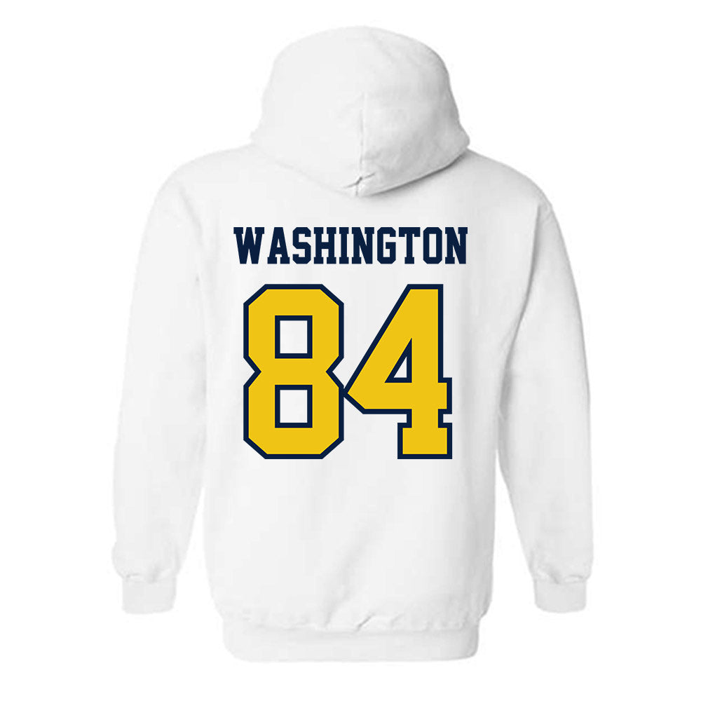 Michigan - NCAA Football : Jacob Washington - Classic Shersey Hooded Sweatshirt-1