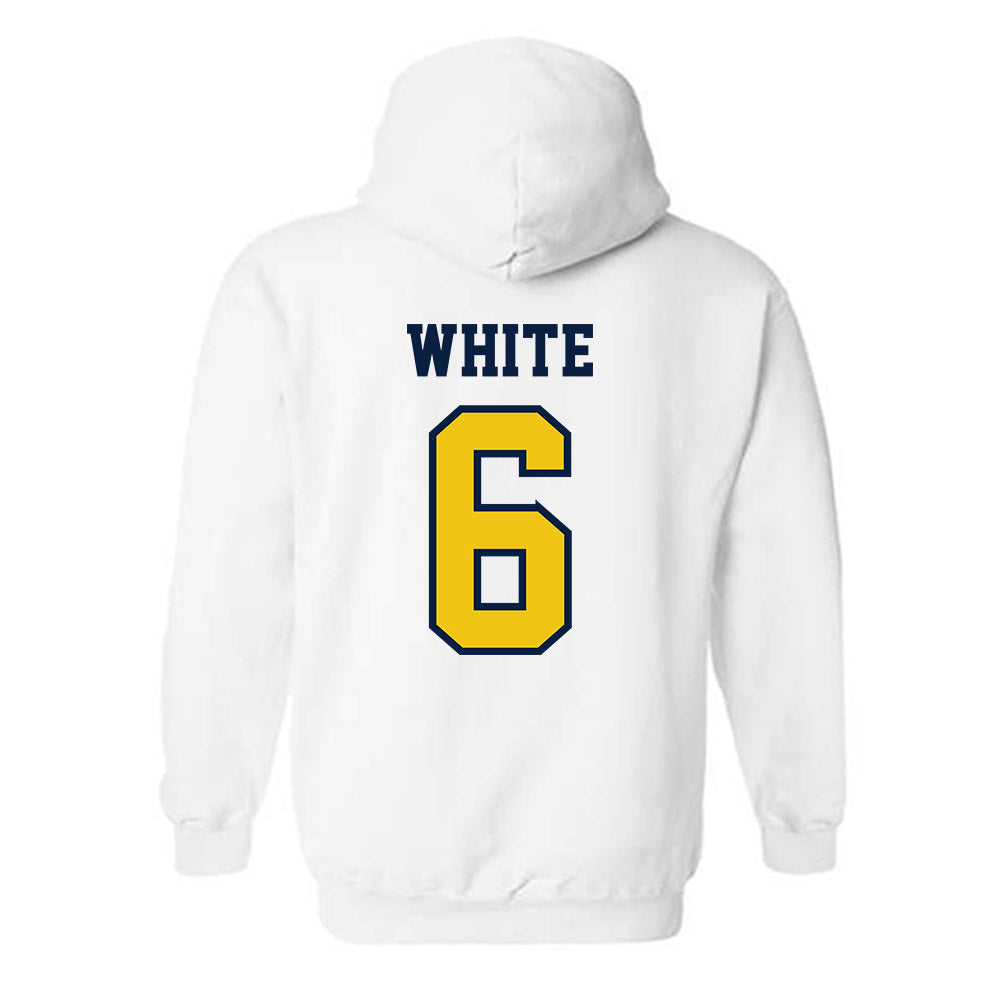Michigan - NCAA Women's Volleyball : Ellie White - Classic Shersey Hooded Sweatshirt-1