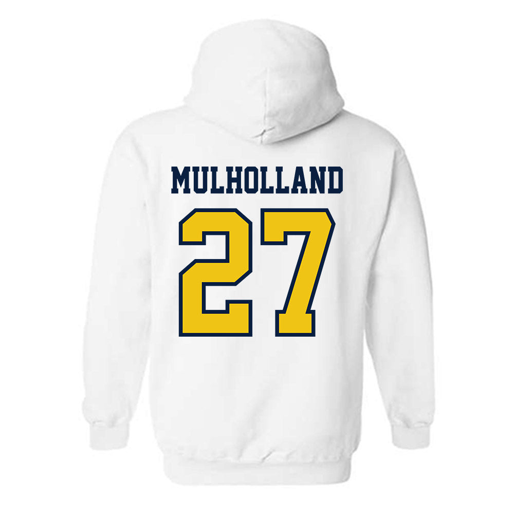Michigan - NCAA Men's Lacrosse : Aidan Mulholland - Classic Shersey Hooded Sweatshirt-1