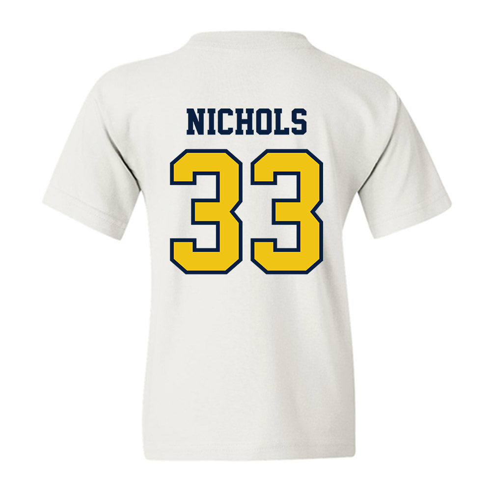 Michigan - NCAA Football : Dominic Nichols - Classic Shersey Youth T-Shirt-1